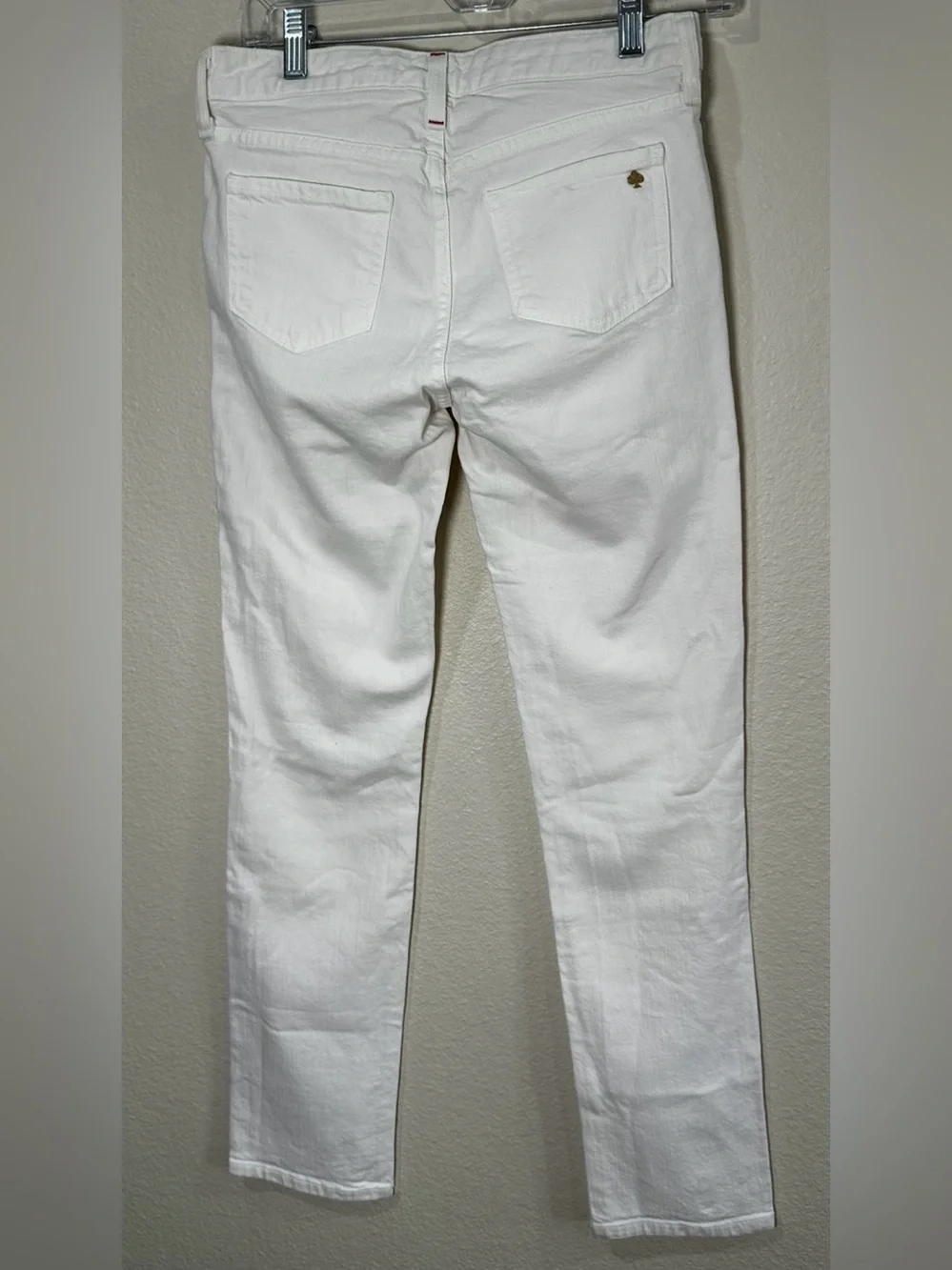 kate spade New York play hooky ‎ White Straight-Leg Jeans size 26